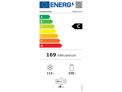 LG Refrigerator | GBBS312CPY | Energy