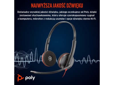 HP Poly Blackwire 3220 Stereo USB-C