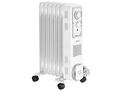 ECG, 1500 W, balta - Eļļas