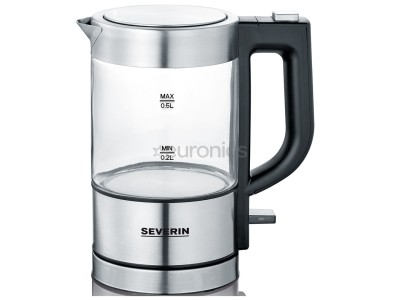 Severin, 0.5 L, caurspīdīga/sudraba -