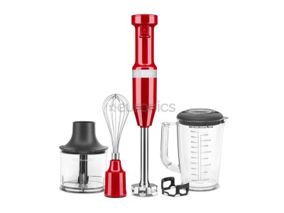KitchenAid, sarkana - Rokas blenderis