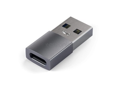 Satechi, USB A-USB C, pelēka -
