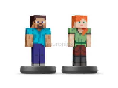 Nintendo Amiibo Steve and Alex -