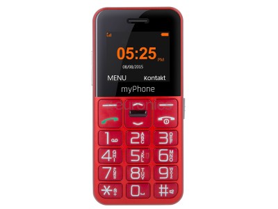 MyPhone Halo Easy, sarkana - Mobilais