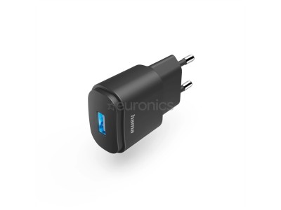 Hama Charger, 6 W, USB-A, melna