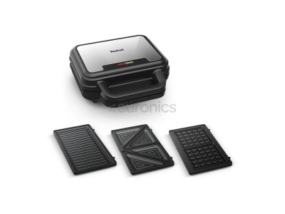 Tefal UltraCompact 3in1, pelēka/melna - Kontakttosteris