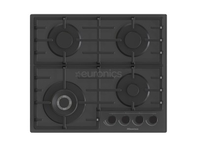 Hisense, platums 60 cm, melna -