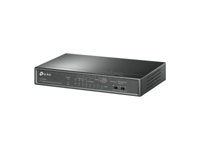 TP-Link SG1008P V2, gigabit, pelēka -