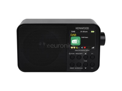 Kenwood Portable DAB+ Radio CR-M30DAB, melna