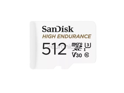 SanDisk High Endurance, MicroSDXC, 512 GB