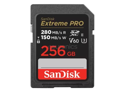 SanDisk Extreme Pro, UHS-II, SDXC, 256