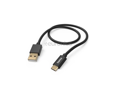Hama Fabric Charging Cable, USB-A -