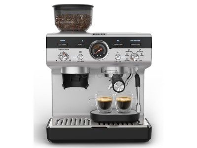 Krups Precision, pelēka/melna - Kafijas automāts