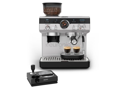Krups Precision+, pelēka/melna - Kafijas automāts