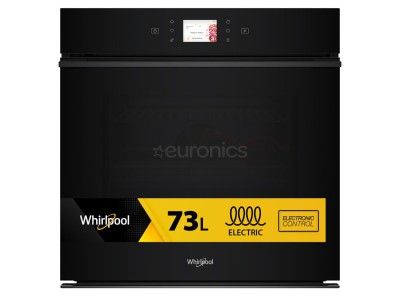 Whirlpool, 73 L, pirolītiskā tīrīšana, melna
