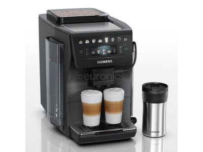 Siemens EQ600 iAroma, tumša nerūsējošā tērauda