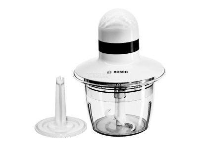Bosch, 400W, balta/melna - Smalcinātājs