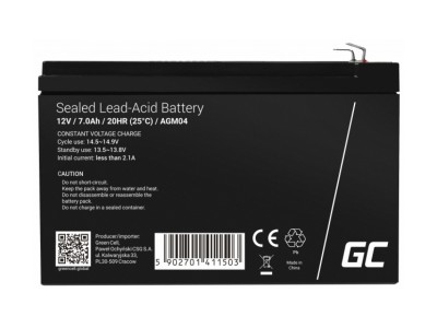Akumulators Green Cell AGM 12V 7Ah