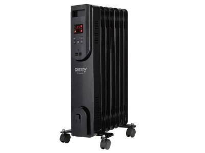 Electric oil heater with remote control