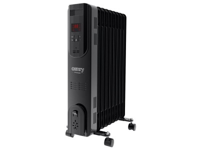 Electric oil heater with remote control