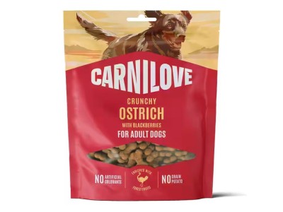 CARNILOVE Crunchy Ostrich with blackberries -