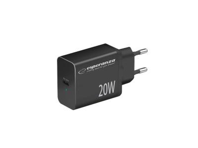 Esperanza EZC104K mains charger 20W Black