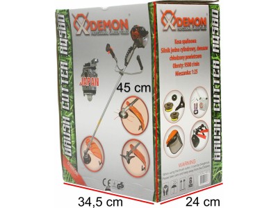 Petrol grass trimmer with line DEMON