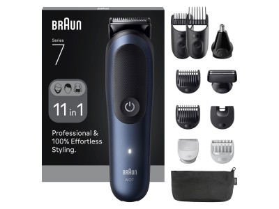 Brown beard/hair trimmer AllinOne Style Kit