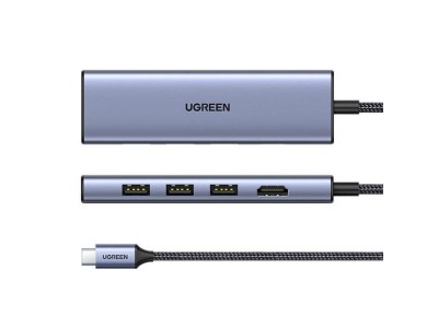 Ugreen 20956A interface hub USB Type-C