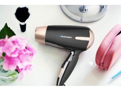 Blaupunkt Hairdryer HDD301BK, 1200W, black-gold