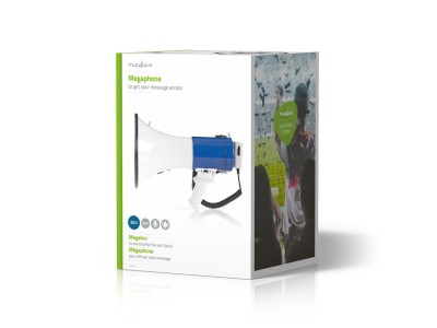 Nedis MEPH200WT megaphone White, Blue