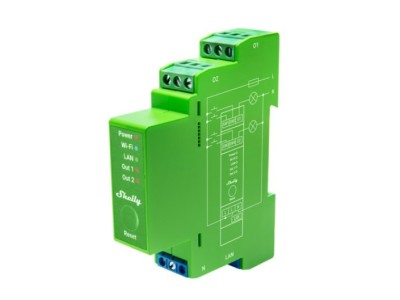 Shelly Pro Dimmer 2PM Built-in Blue