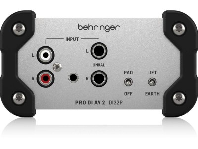 Behringer DI22P DI-box pasywny stereo