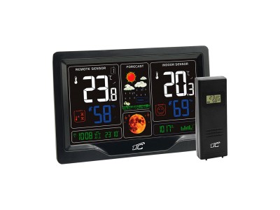 Weather station with color high black