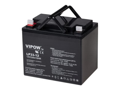 Akumulator żelowy VIPOW 12V 33Ah