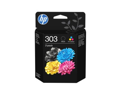 HP 303 2-pack Black/Tri-color Original Ink