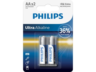 Philips Ultra Alkaline, AA, 2gb -