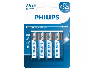 Philips Ultra Alkaline, AA, 4 gb