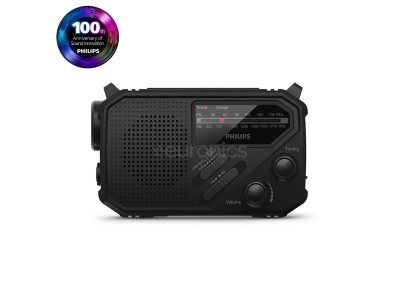 Philips TAR1609, melna - Portatīvais radio