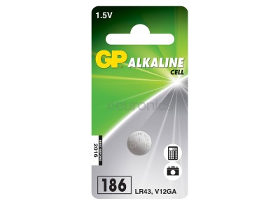 GP LR43, 1 gab. - Baterija