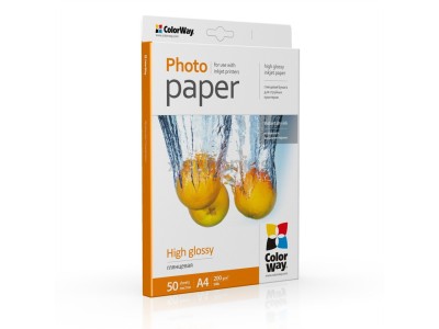 ColorWay High Glossy Photo Paper, 50
