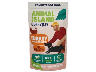 ANIMAL ISLAND Everyday Turkey pulled fillets