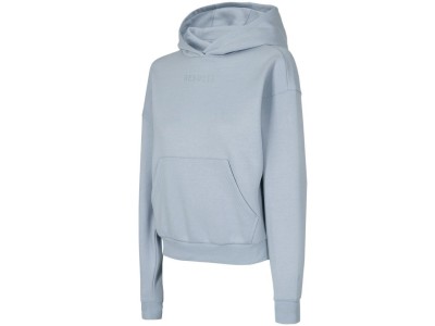 Women`s 4F light blue sweatshirt H4L22