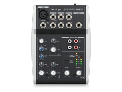 Behringer XENYX 502S - analogue audio
