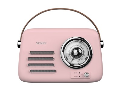 SAVIO RS-03 Portable radio, pink
