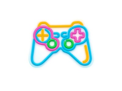 LED Neona gaismas izkārtne - gamepad