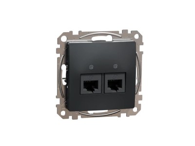 Zemapmetuma datu 2xRJ45 kontaktligzda CAT6 UTP