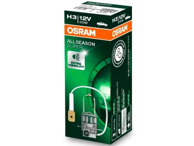 Halogēna spuldze H3, 12V, 55W, 3200K