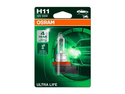 Halogēna spuldze H11, ULTRA LIFE sērija