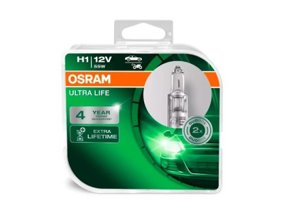 Halogēna spuldzes H1, 12V, 55W, 3200K